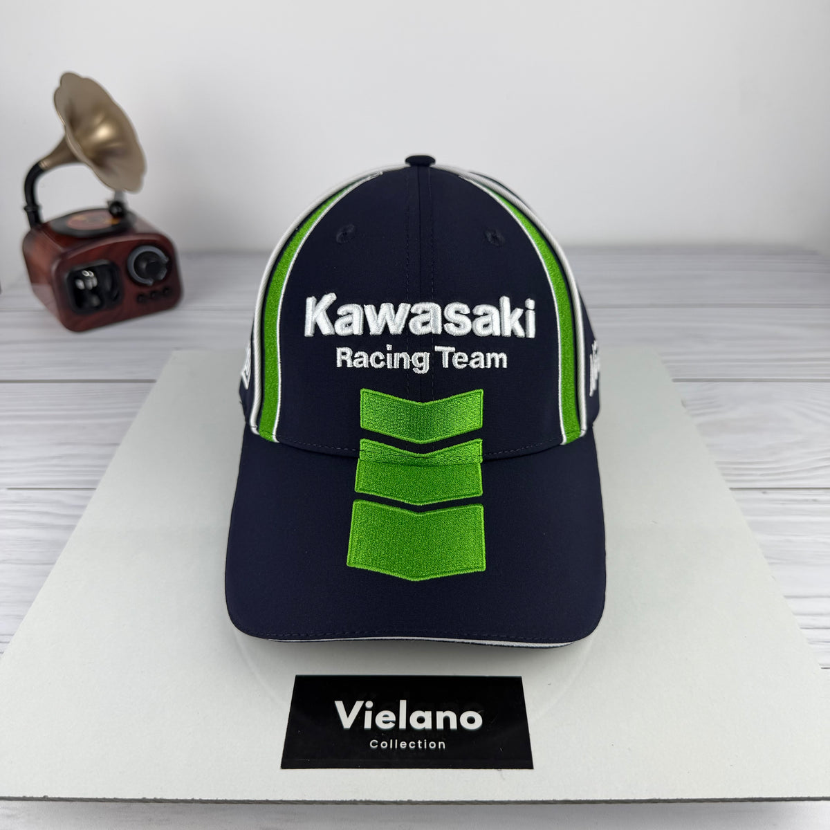 CASQUETTE Kawasaki Ninja BLEU NUIT SUPER QUALITÉ VN-549