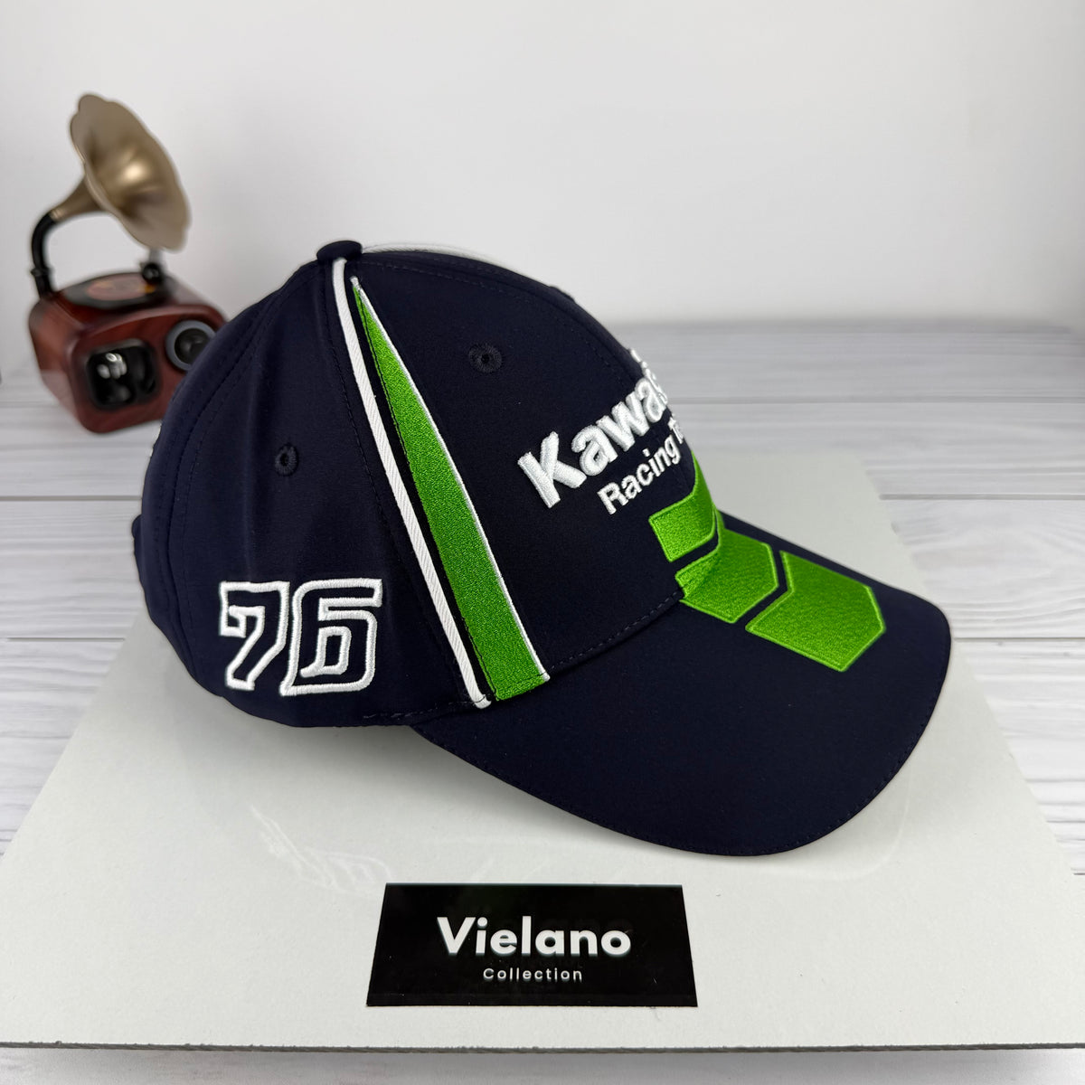 CASQUETTE Kawasaki Ninja BLEU NUIT SUPER QUALITÉ VN-549