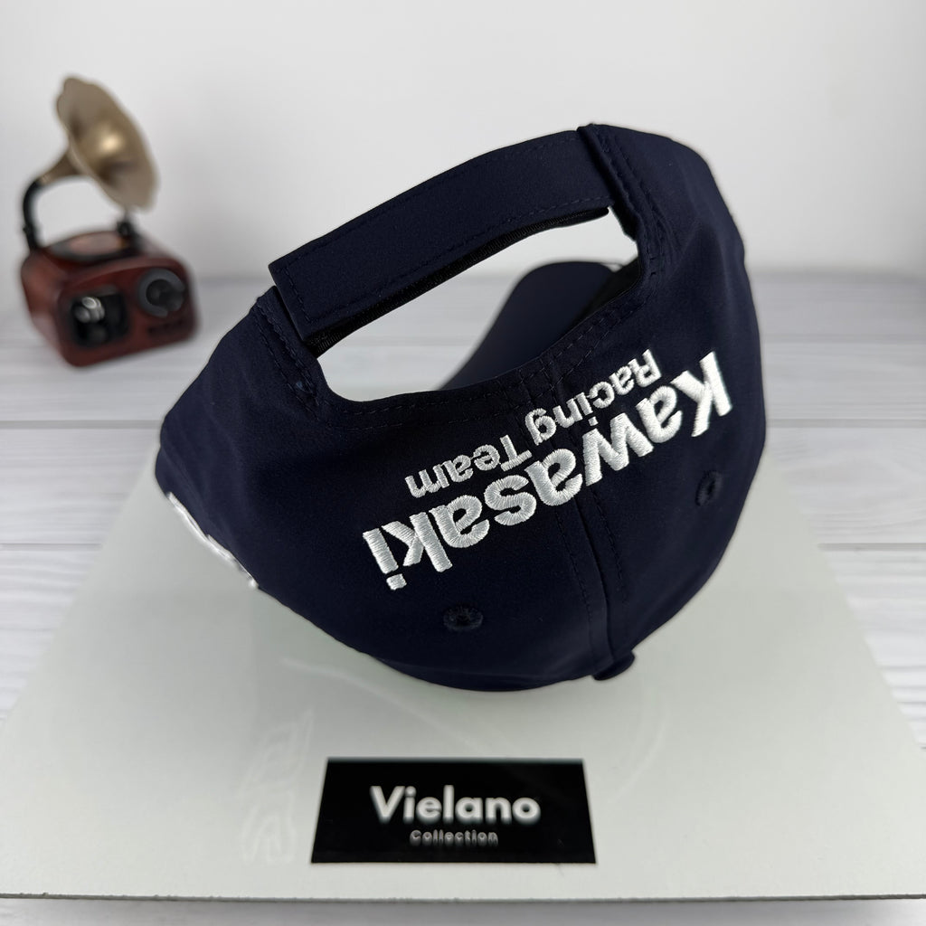 CASQUETTE Kawasaki Ninja BLEU NUIT SUPER QUALITÉ VN-549