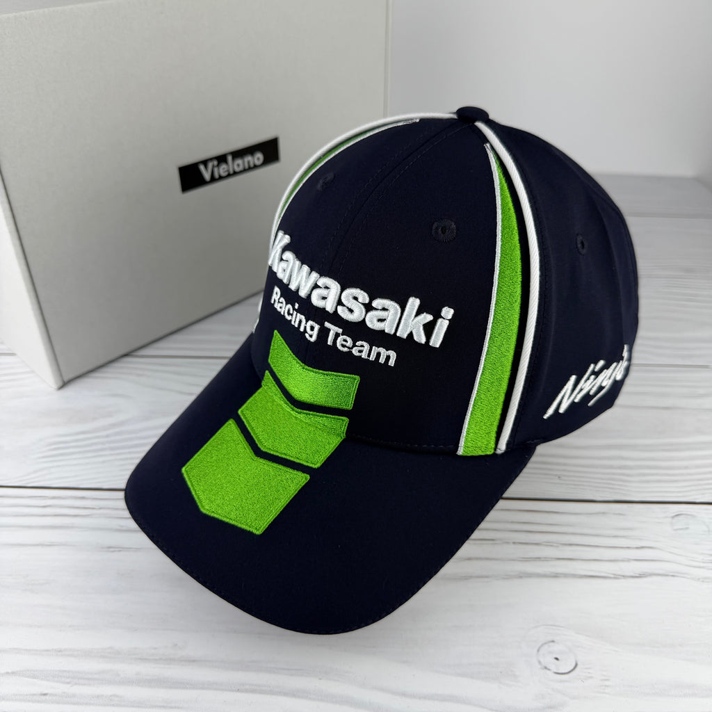 CASQUETTE Kawasaki Ninja BLEU NUIT SUPER QUALITÉ VN-549